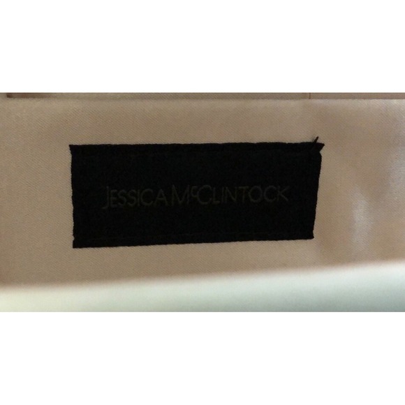 Jessica McClintock Blaire Satiny Evening Clutch Purse Women's - Picture 4 of 4